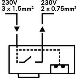 Kalb Material Für Möbel Einbausteckdose ohne Netzteil Grau