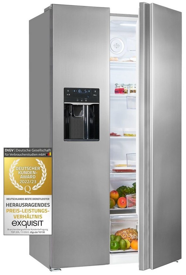 Kühlschrank Exquisit SBS 520-CF-040E