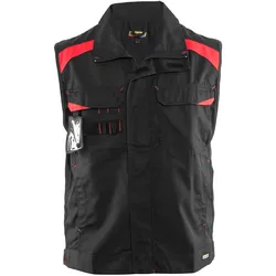Blakläder Arbeitsweste Industrie 3164 1800 in div. Farben - schwarz/rot - S