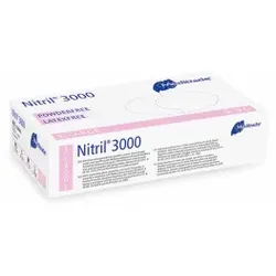 Meditrade Nitril® 3000 Untersuchungshandschuh, Einmalhandschuh - Puderfrei, unsteril, wie eine zweite Haut, 1 Packung = 100 Stück, Größe XL