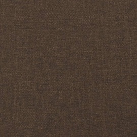 vidaXL Taschenfederkernmatratze Dunkelbraun 100x200x20 cm Stoff