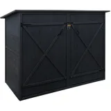 MCW Fahrradgarage MCW-H60 Fahrradbox abschließbar anthrazit 152x184x98cm