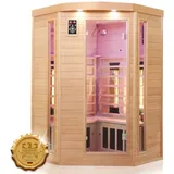 Infrarotkabine Infrarotsauna Wärmekabine Sauna Saunakabine 3 Person Vollspektrum