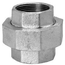 Schmidt, Hermann Hermann Schmidt Temperguss Verschraubung DN 32, 1 1/4" flach dichtend, Innengewinde, verzinkt