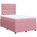 vidaXL Boxspringbett 180 x 200 cm Rosa
