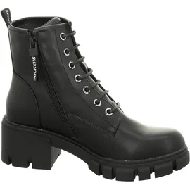 Dockers by Gerli Schnürstiefelette Warmfutter für Damen, schwarz, Größe 37 EU
