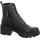Dockers by Gerli Schnürstiefelette Warmfutter für Damen, schwarz, Größe 37 EU
