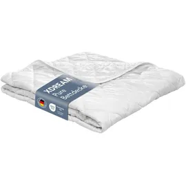 XDream leichte Bettdecke | 155 x 220 cm | dünne Sommerdecke | XDREAM Pure | Weiß