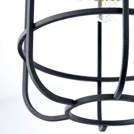 Brilliant Gwen 1-flg. Ø 20 cm zylinderförmig Holz/Schwarz Korund