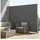 Songmics Aluminium Seitenmarkise 400 x 200 cm Grau