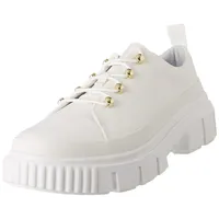 Timberland Damen Grau (Greyfield Fabric Ox) Sneaker, weiß, 42 EU