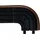 SN DECO GROUP Vorhangschiene SN DECO GROUP "SH3" Gr. 1, schwarz (schwarz,wengefarben), L:120cm T:8,7cm, Kunststoff, Gardinenstangen, Set 3-läufig, inkl. Rundbögen, Blende 7,5 cm, vorgebohrt, Innenlauf