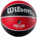 Wilson Basketball NBA TEAM TRIBUTE, PORTLAND TRAIL BLAZERS, Outdoor, Gummi, Größe: 7