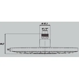 Primaster Kopfbrause Bianco II Ø 23 cm