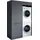 laundreezy Mehrzweckschrank-Set 128 x 238 x 68 cm Grau