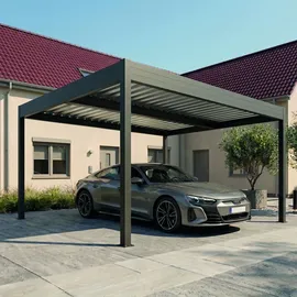sunelements SunPort Classic 3,59 x 4,47 m anthrazit-metallic