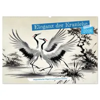 Calvendo Eleganz der Kraniche - Majestätische Vögel in poetischer