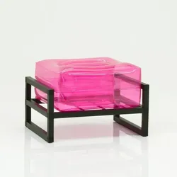 Mojow - Yomi Pouf aus rosa TPU