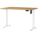 Germania Germania-Werke Schreibtisch höhenverstellbar, (elektrisch) 120 cm weiß, 120x119x80 cm