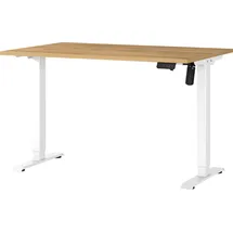 Germania Germania-Werke Schreibtisch höhenverstellbar, (elektrisch) 120 cm weiß, 120x119x80 cm