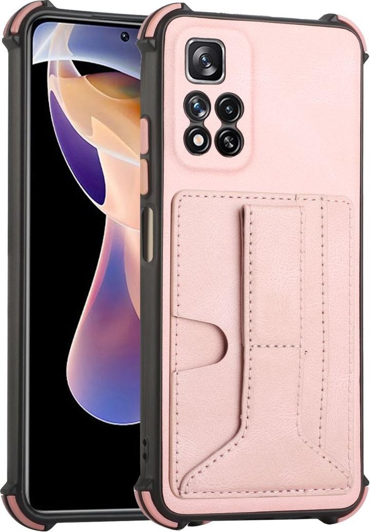 König Design Hülle Handy Schutz für Xiaomi Redmi Note 11 Pro Case Cover Bumper Etuis Halter (Xiaomi Redmi Note 11 Pro+ 5G, Xiaomi Redmi Note 11 Pro), Smartphone Hülle, Gold