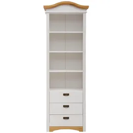 OTTO home Konrad Regal 73 x 207 x 38 cm Weiß/Honigeiche