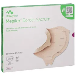 Mepilex Border Sacrum 22x25cm