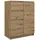 Top e shop Kombikommode 70 x 97 x 40 cm Eiche / Weiß