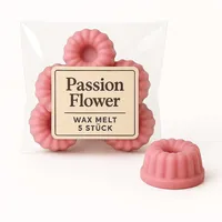 Duftmelt Passion Flower - Exotisch & Blumig | 5er Set - Duftwachs | Duftkerzen