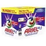 Ariel Color+ PODS Waschmittel 76 Waschladungen, Kraftvolle Fleckenentfernung in 1 Waschgang