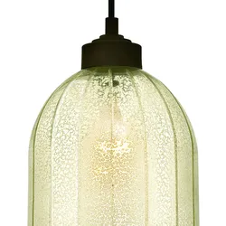 Westinghouse Pendelleuchte Bronze und Antik Spiegelglas mit 1 Lampe