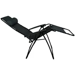 SUNGÖRL Relaxliege »Oasi  «, XL - grau | schwarz