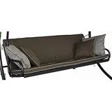 Angerer Freizeitmöbel GmbH Hollywoodschaukel Auflage Elegance Style - passend für viele 3-Sitzer Hollywoodschaukeln - Schaukelauflage Made in Germany (Taupe)