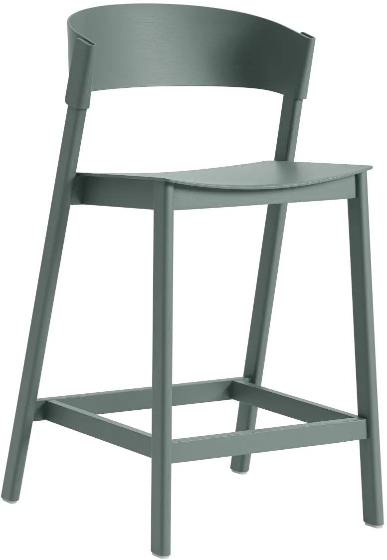 Muuto Cover Barhocker, höhe 65 cm, grün