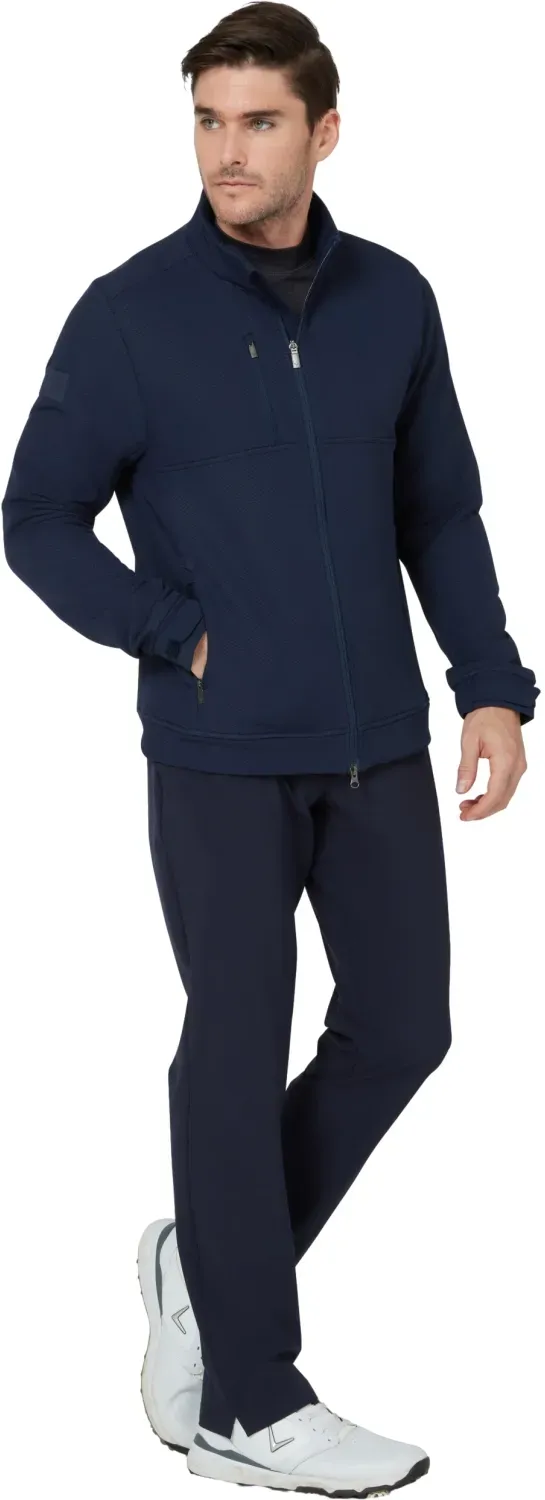 Callaway Jacke Dobby Sherpa Interior, navy