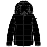 CMP WOMAN JACKET FIX HOOD nero (U901) 46