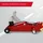 Unitec Rangierwagenheber Stahl 2 T rot