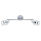 Brilo LED Deckenleuchte 2 Fl. dreh- & schwenkbar Chrom