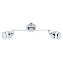 Brilo LED Deckenleuchte 2 Fl. dreh- & schwenkbar Chrom