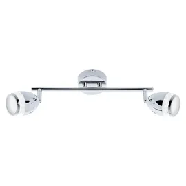Brilo LED Deckenleuchte 2 Fl. dreh- & schwenkbar Chrom