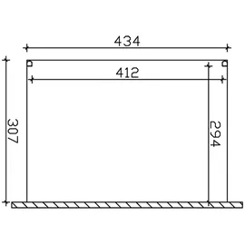 SKANHOLZ Genua 434 x 307 cm weiß