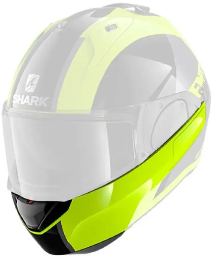 Shark Evo Es Endless Kinnschutz - Yellow / Black / Silver - One Size