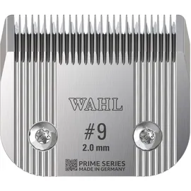 WAHL Prime Series Schneidsätze, #9, 2.0mm, Vollzahn, Schneidsatzset Heimtierschermaschine, Ersatzschneidsätze, Ersatzteile für Heimtierschermaschine, Edelstahl, rostfrei, präzises Schnitt