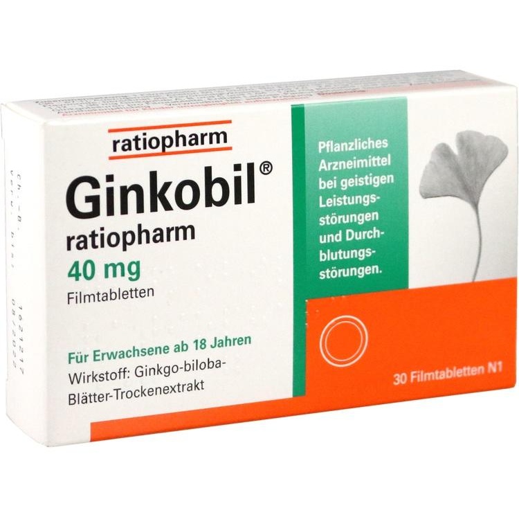 ginkobil ratiopharm 40 mg