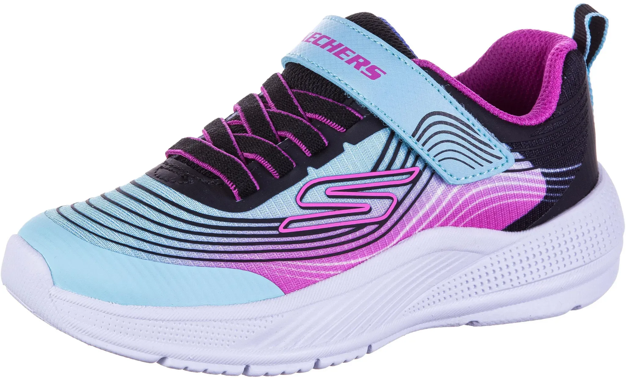 Skechers MICROSPEC ADVANCE Sneaker Mädchen in blau, Größe 35 - blau