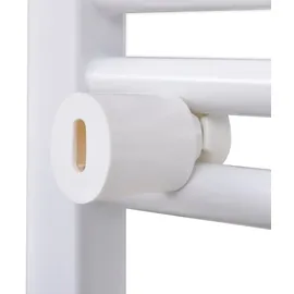 vidaXL Badheizkörper gebogen 480 x 480 mm weiß