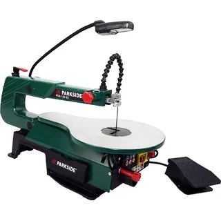 Parkside Dekupiersäge PDS 120 Dekupier Säge Elektrisch (230V), Auch an externe Staubabsaugung anschließbar grün