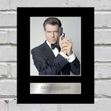 Signiertes Foto von Pierce Brosnan, James Bond 007