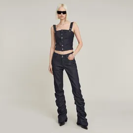 G-Star G-Staq Low Bootcut Jeans - Dunkelblau - Damen - 23-30