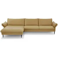 HUKLA Ecksofa HP1901 Leder Kurkuma